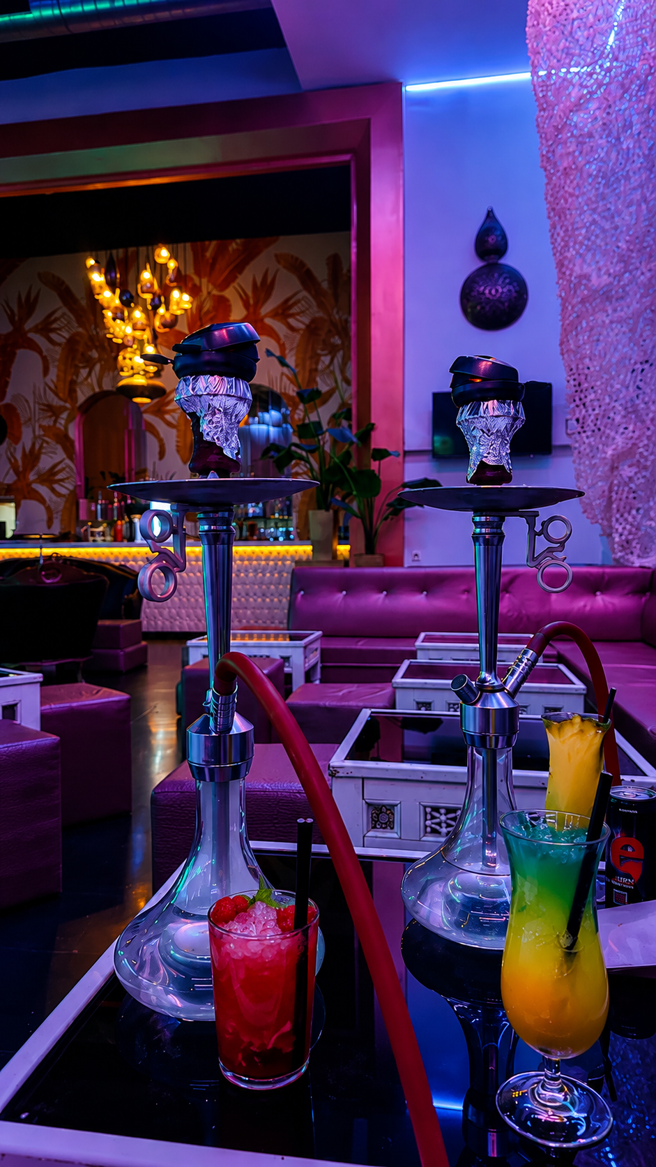Shishas and Cocktails at Luxor Shisha Club Barcelona